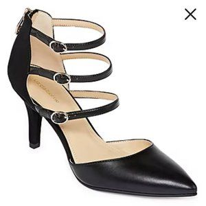 Liz Claiborne Womens Hara Pointed Toe Stiletto Heel Pumps